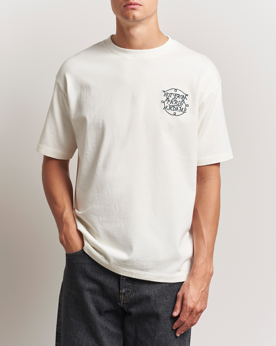 Heren | T-shirts | Drôle de Monsieur | Slogan Tresses T-Shirt Off White