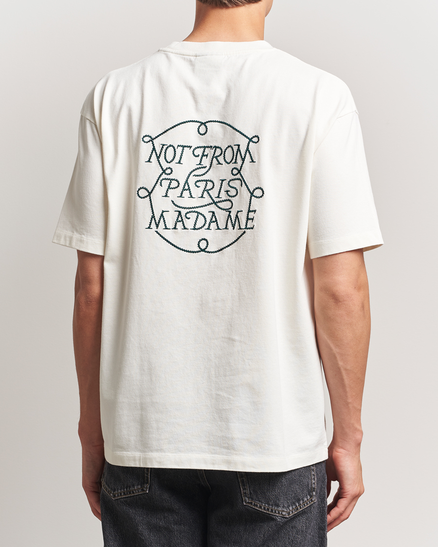 Heren | T-shirts | Drôle de Monsieur | Slogan Tresses T-Shirt Off White