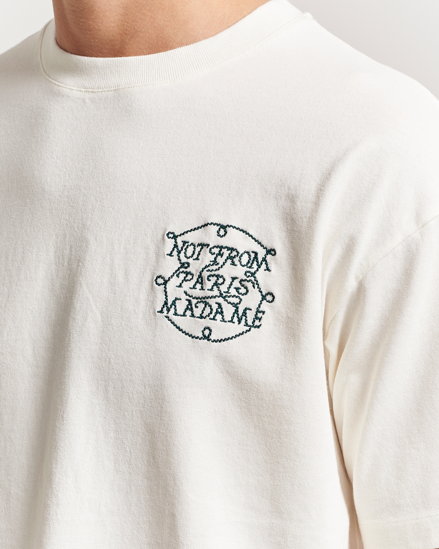 Heren | T-shirts | Drôle de Monsieur | Slogan Tresses T-Shirt Off White