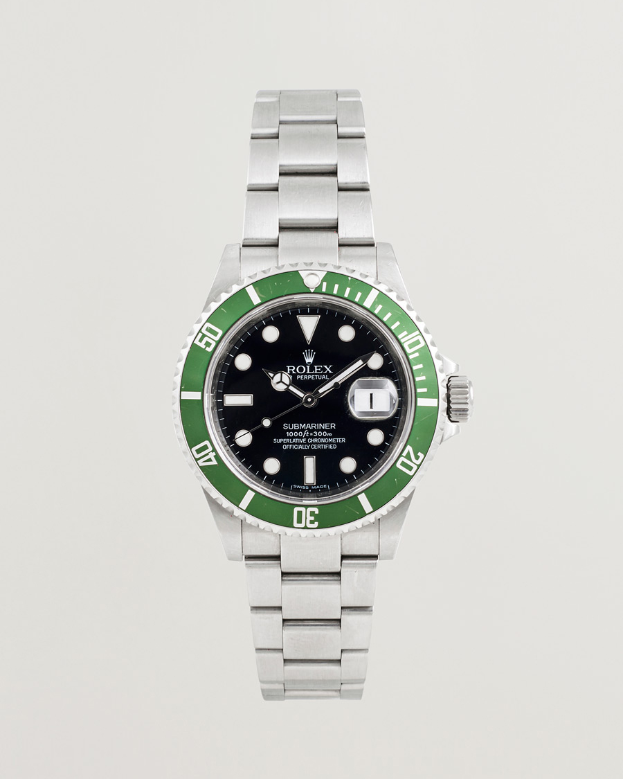 Homme | Rolex Pre-Owned Submariner Kermit | Rolex Pre-Owned | Submariner Kermit