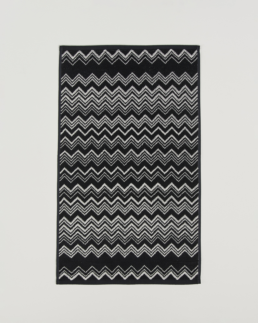 Homme | Tissus | Missoni Home | Keith Hand Towel 70x40cm Black/White