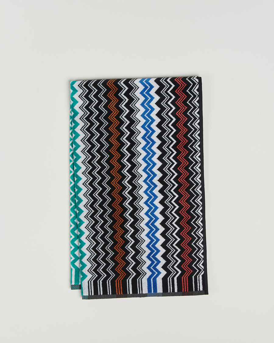 Homme | Tissus | Missoni Home | Neoclassic Bath Towel 70x115cm Black Multi