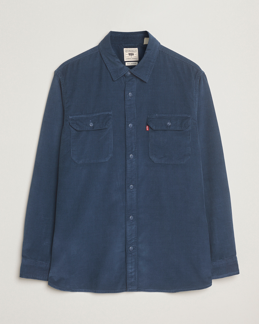 Heren | Overhemden | Levi's | Jackson Corduroy Worker Shirt Zodiac Blue