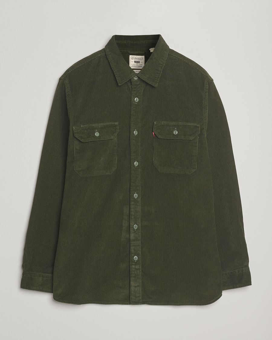 Homme | Chemises | Levi's | Jackson Corduroy Worker Shirt Dark Green