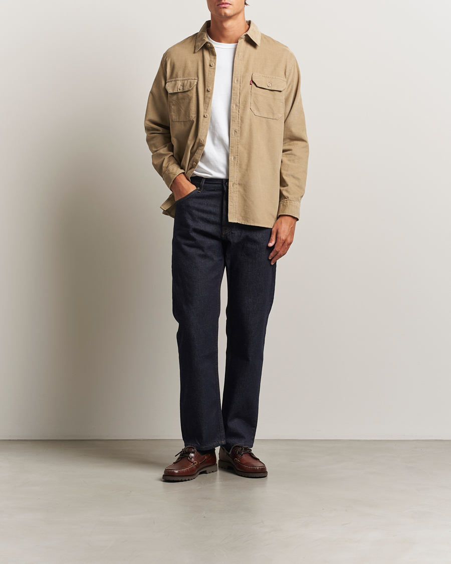 Homme | Chemises | Levi's | Jackson Corduroy Worker Shirt Beige