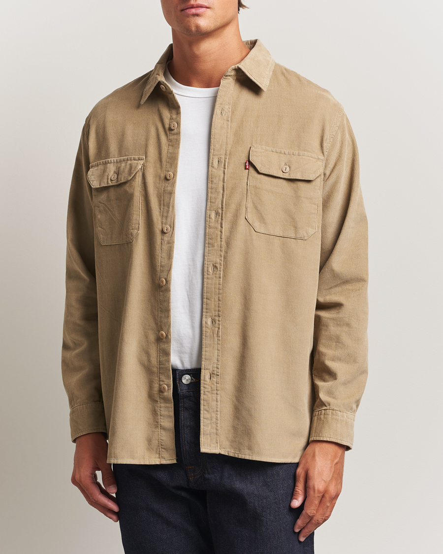 Homme | Chemises | Levi's | Jackson Corduroy Worker Shirt Beige