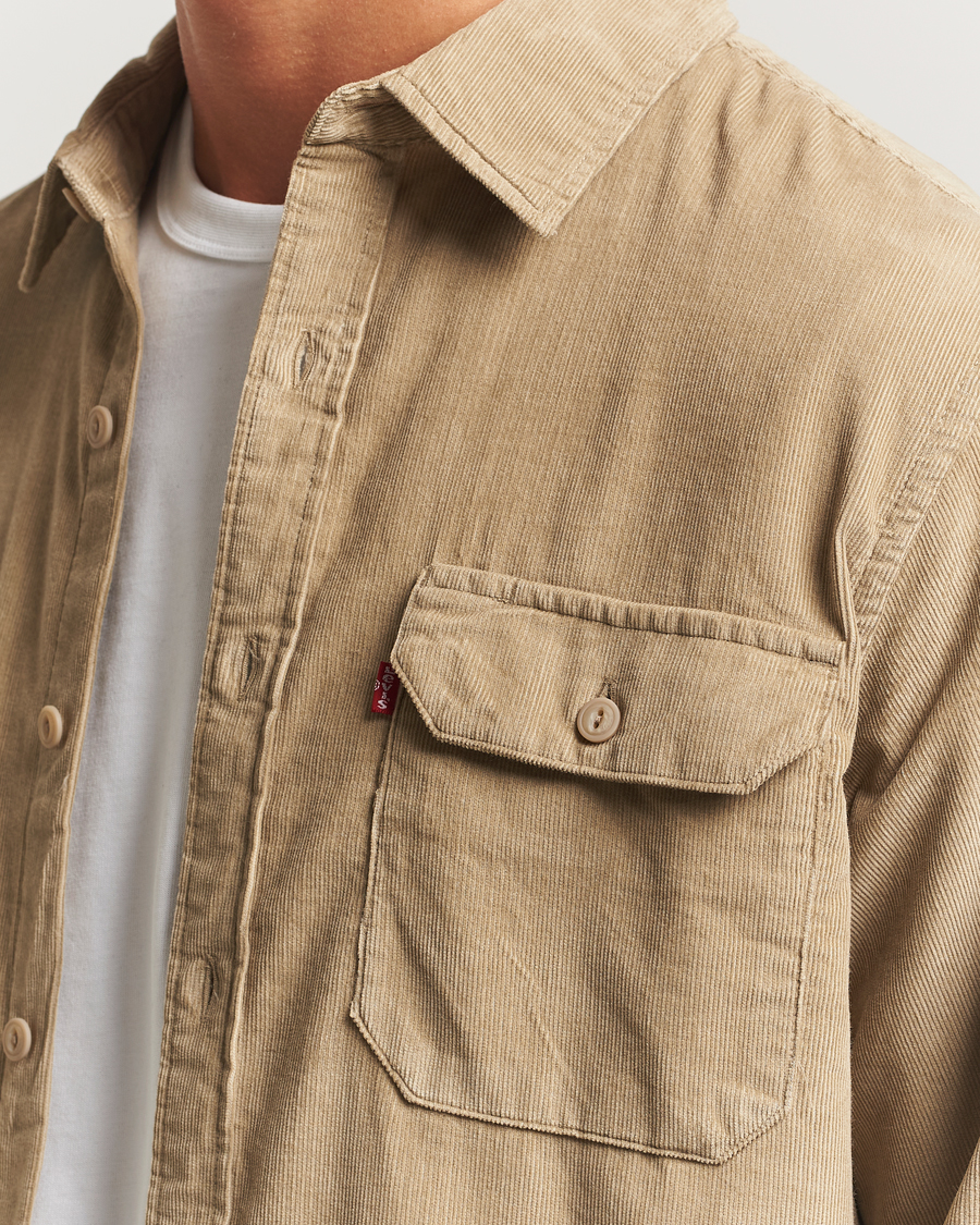 Heren | Overhemden | Levi's | Jackson Corduroy Worker Shirt Beige