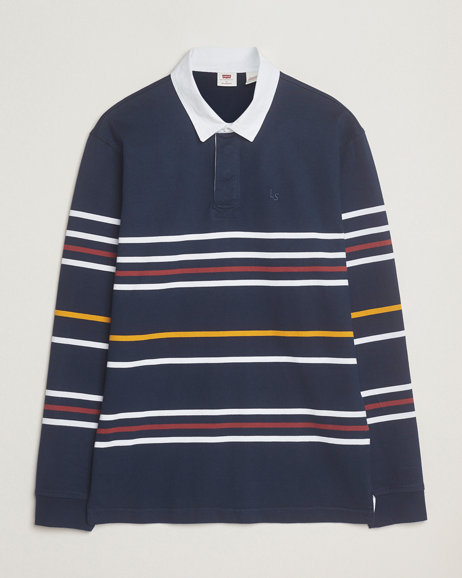 Homme | Pulls Et Tricots | Levi's | Union Striped Rugby Sweater Navy Blazer
