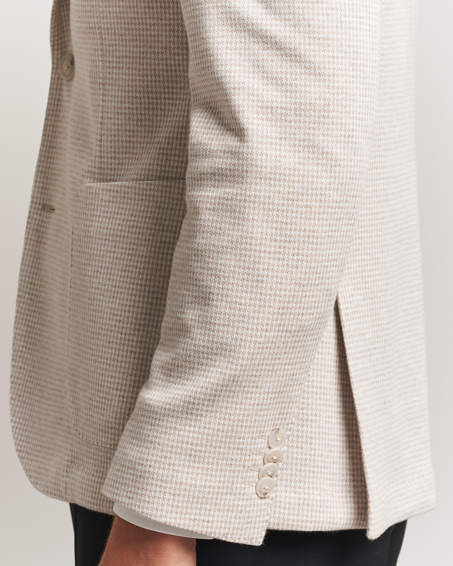 Homme | Blazers | BOSS BLACK | Hanry Cotton Pepita Blazer Medium Beige