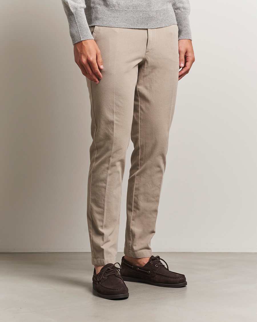 Heren | Broeken | BOSS BLACK | Kaiton Structured Chinos Open Beige
