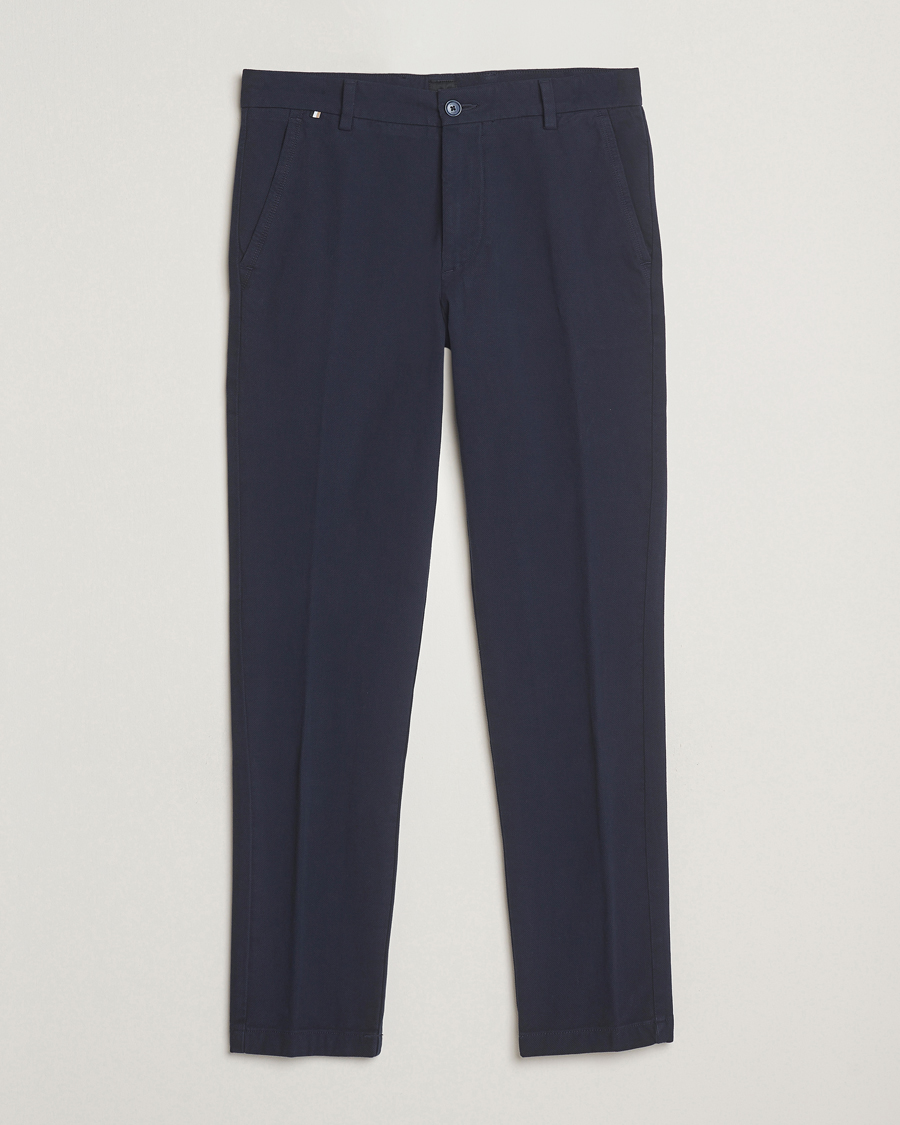 Homme | Pantalons | BOSS BLACK | Kaiton Structured Chinos Dark Blue