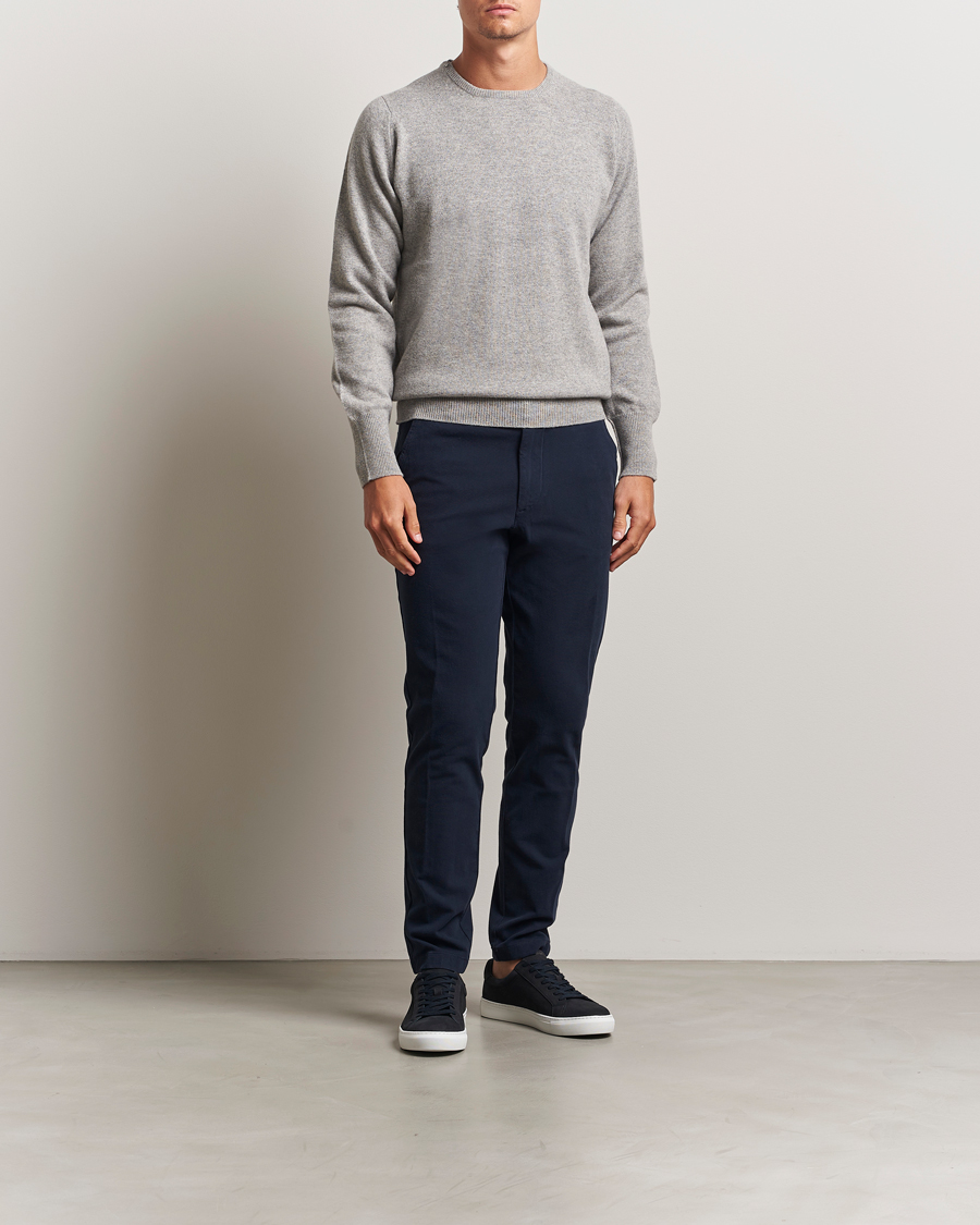 Homme | Pantalons | BOSS BLACK | Kaiton Structured Chinos Dark Blue