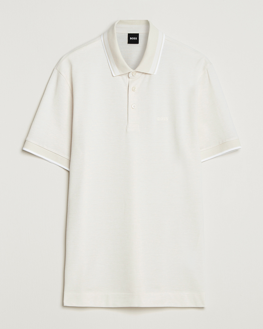 Heren | Polo's | BOSS BLACK | Prout Polo Open White