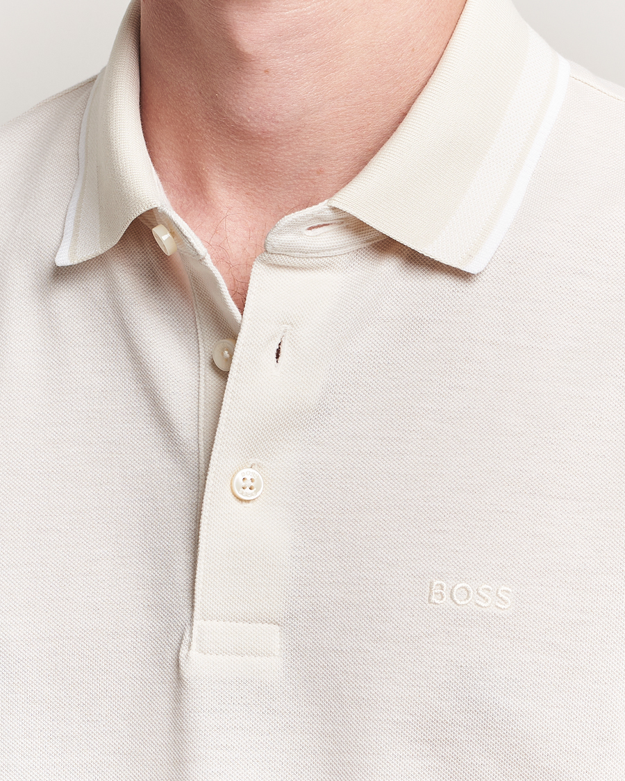 Heren | Polo's | BOSS BLACK | Prout Polo Open White