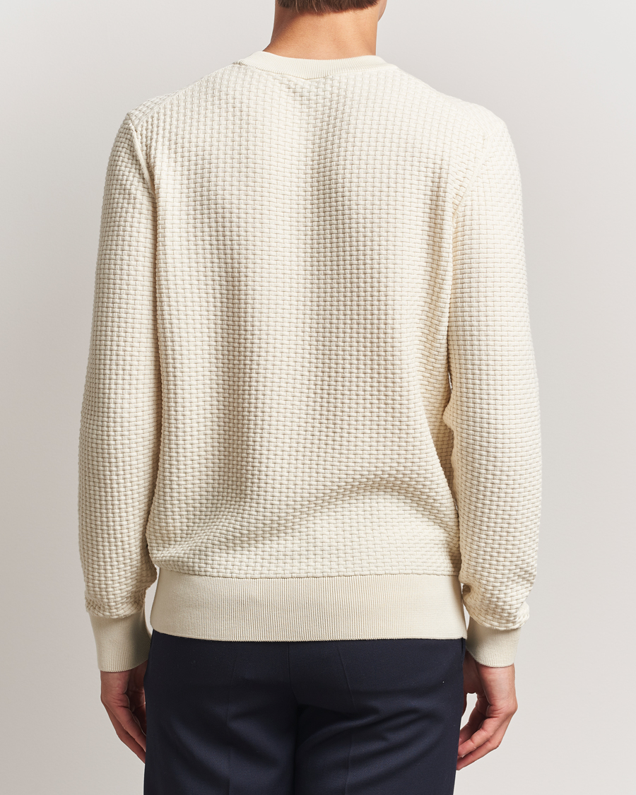 Heren | Truien | BOSS BLACK | Imberto Structured Knitted Sweater Open White