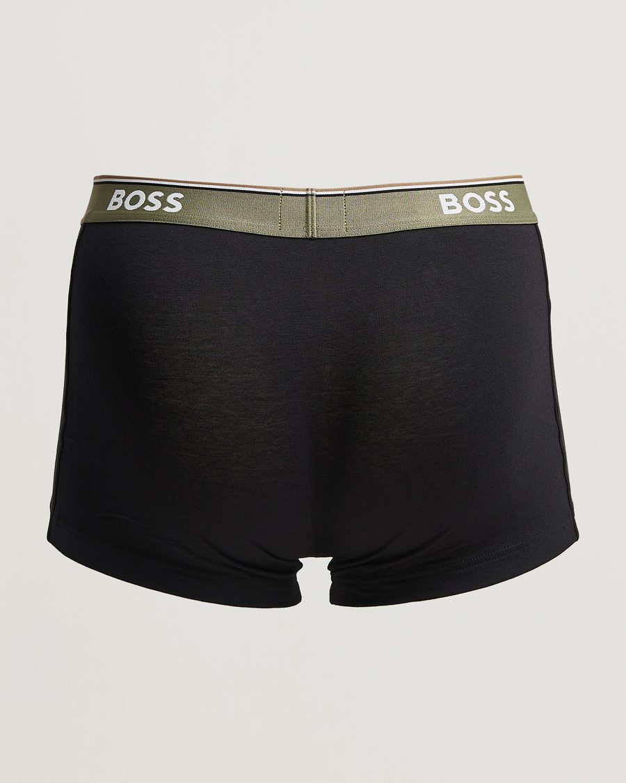 Homme | Sous-Vêtements Et Chaussettes | BOSS BLACK | 3-Pack Trunk Grey/Black