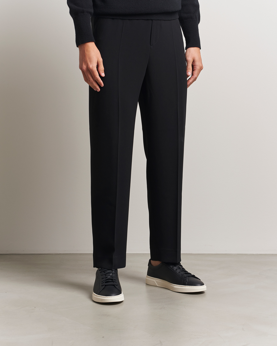 Heren | Sneakers | BOSS BLACK | Kieran Grained Leather Sneaker Black