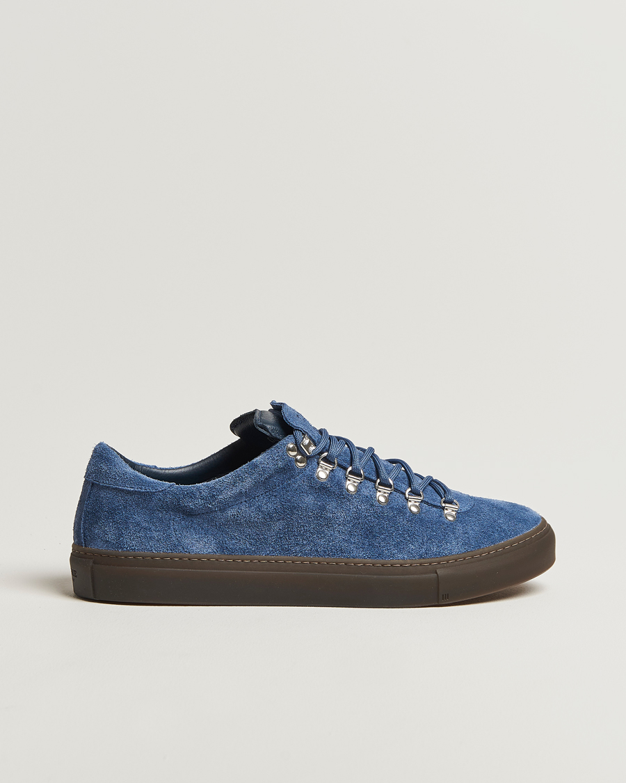 Homme | Baskets | Diemme | Marostica Low Sneaker Vintage Blue Suede