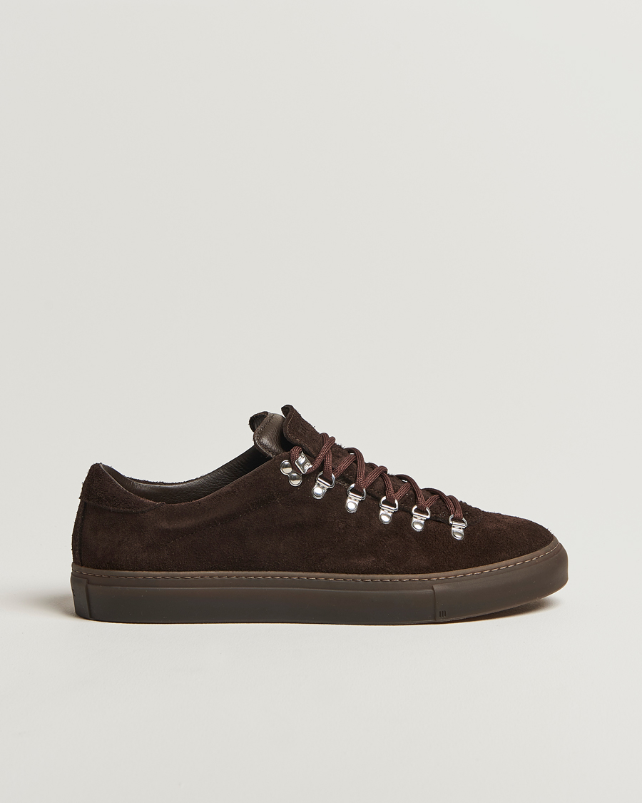 Homme | Baskets | Diemme | Marostica Low Sneaker Dark Brown Suede