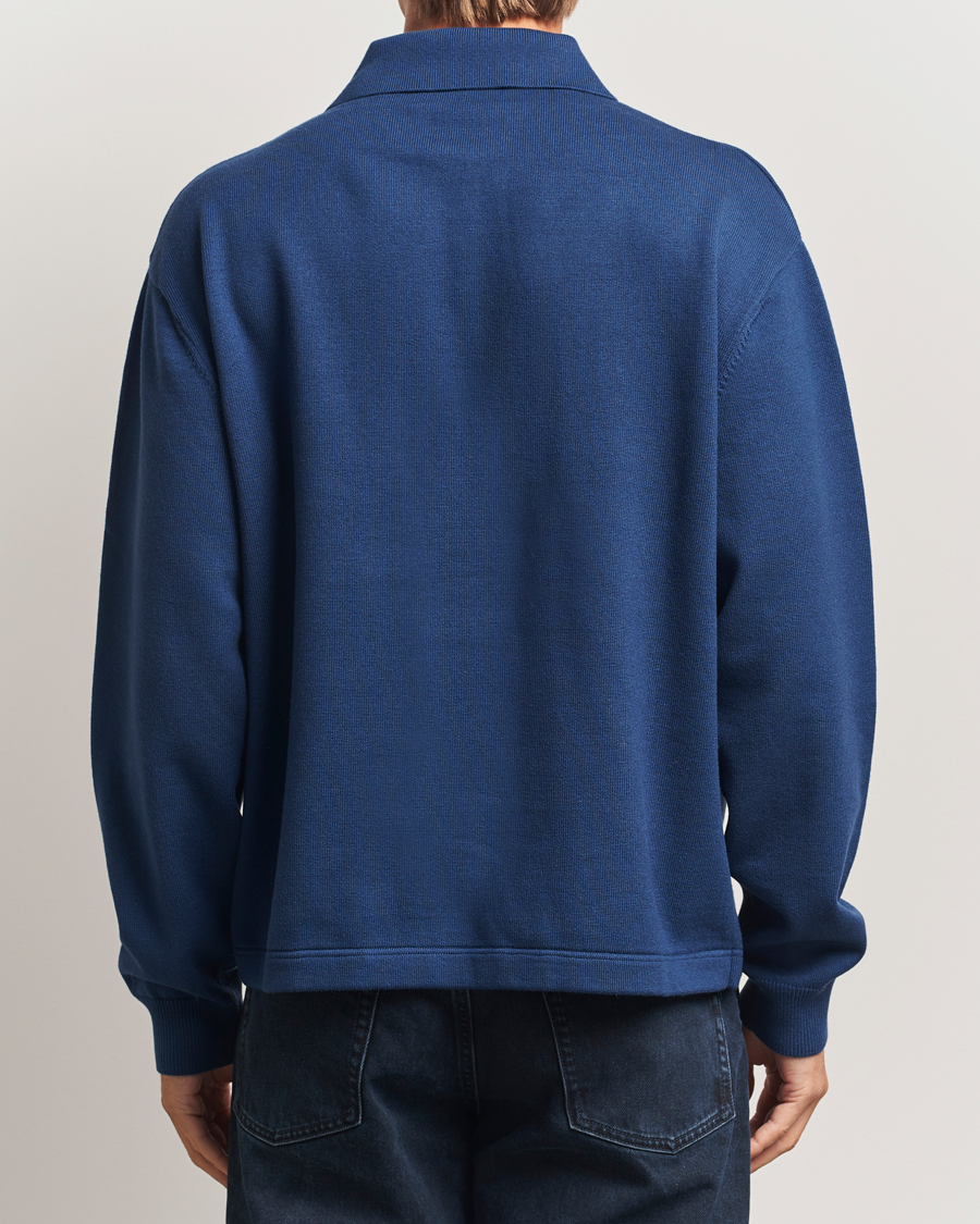 Homme | Pulls Et Tricots | Axel Arigato | Frey Wool/Cotton Knitted Polo Navy