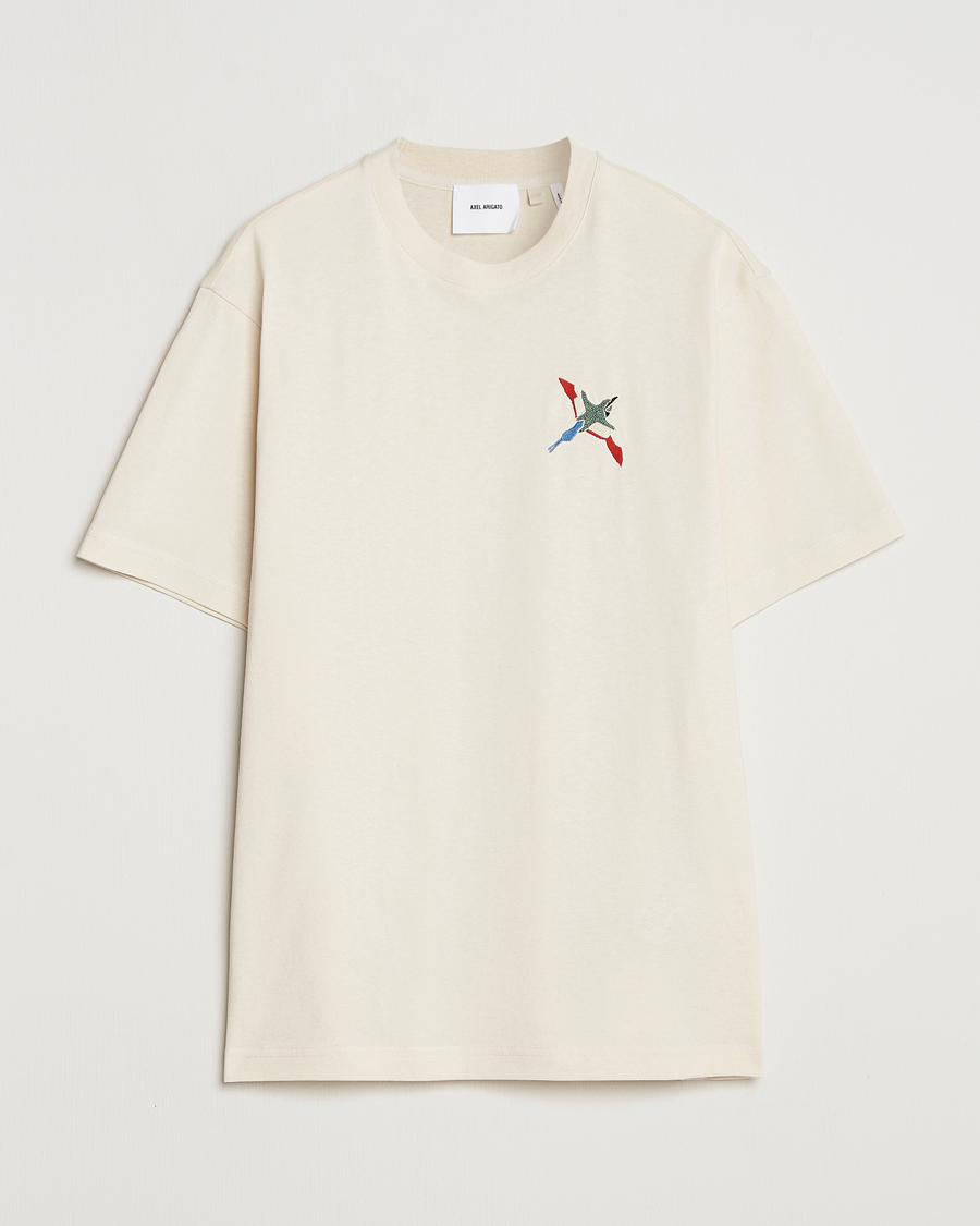 Homme | T-shirts | Axel Arigato | Micro Bee Bird T-Shirt Pale Beige
