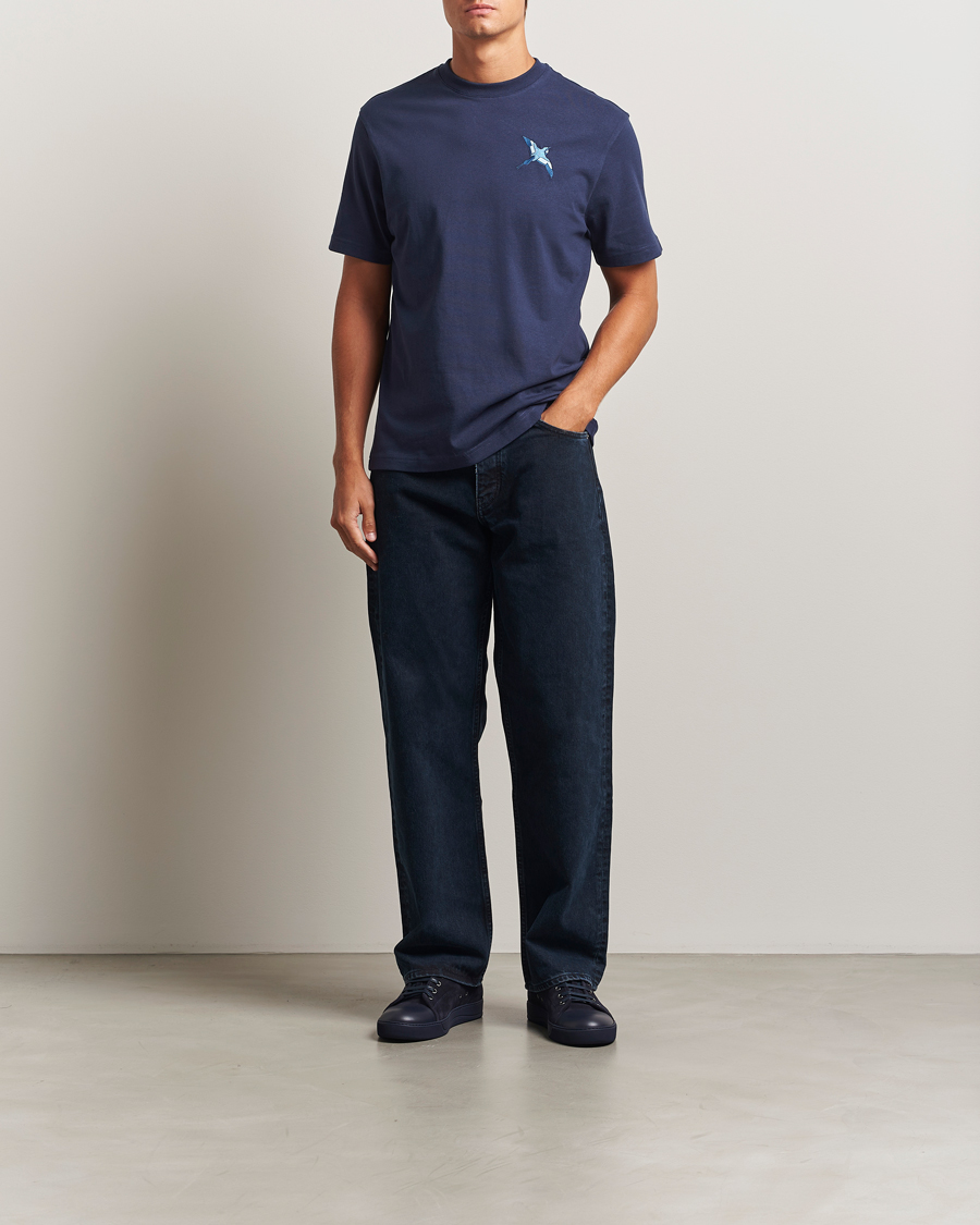 Homme | T-shirts | Axel Arigato | Micro Bee Bird T-Shirt Navy