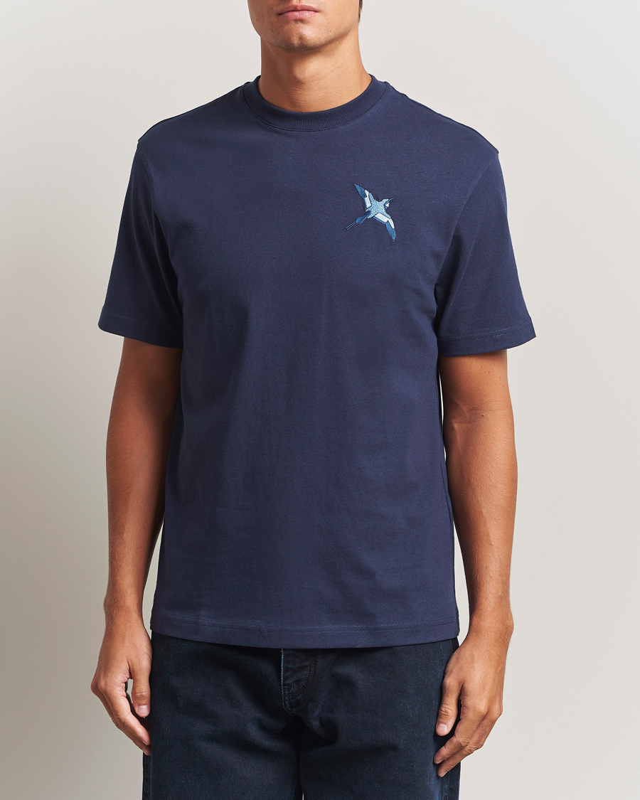 Homme | T-shirts | Axel Arigato | Micro Bee Bird T-Shirt Navy