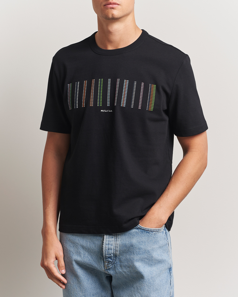 Homme | T-shirts | PS Paul Smith | Striped Crew Neck T-Shirt Black