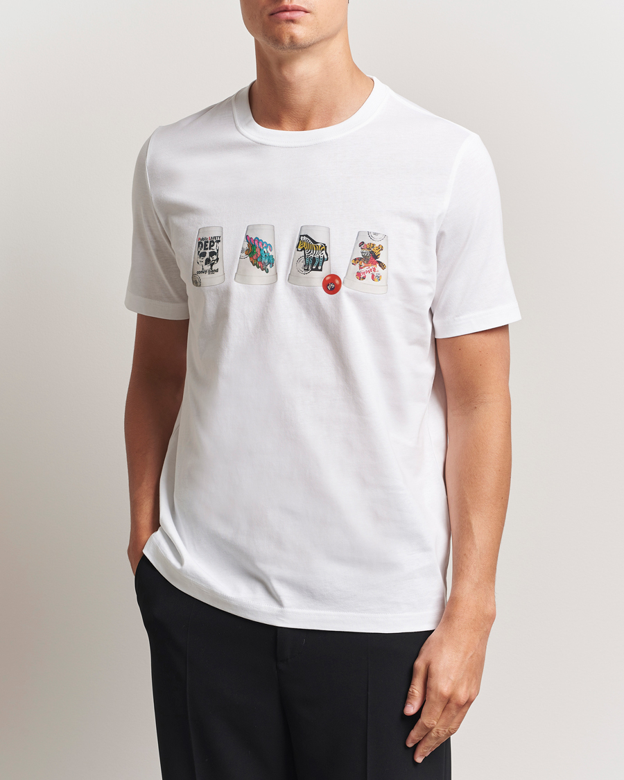 Heren | T-shirts | PS Paul Smith | Cups Crew Neck T-Shirt White
