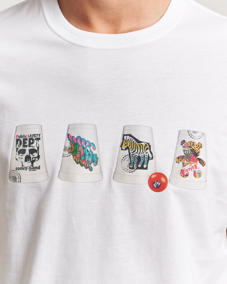 Heren | T-shirts | PS Paul Smith | Cups Crew Neck T-Shirt White