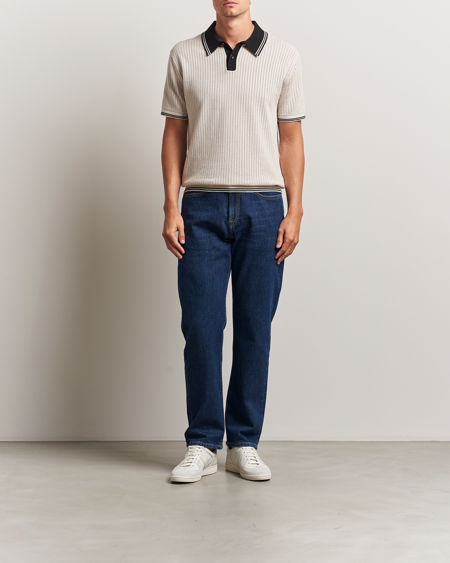 Heren | Polo's | PS Paul Smith | Knitted Polo Off White