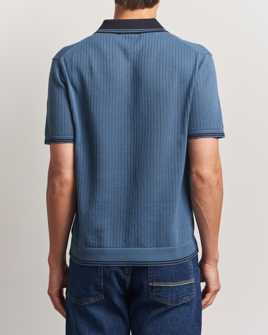 Homme | Polos | PS Paul Smith | Knitted Polo Blue