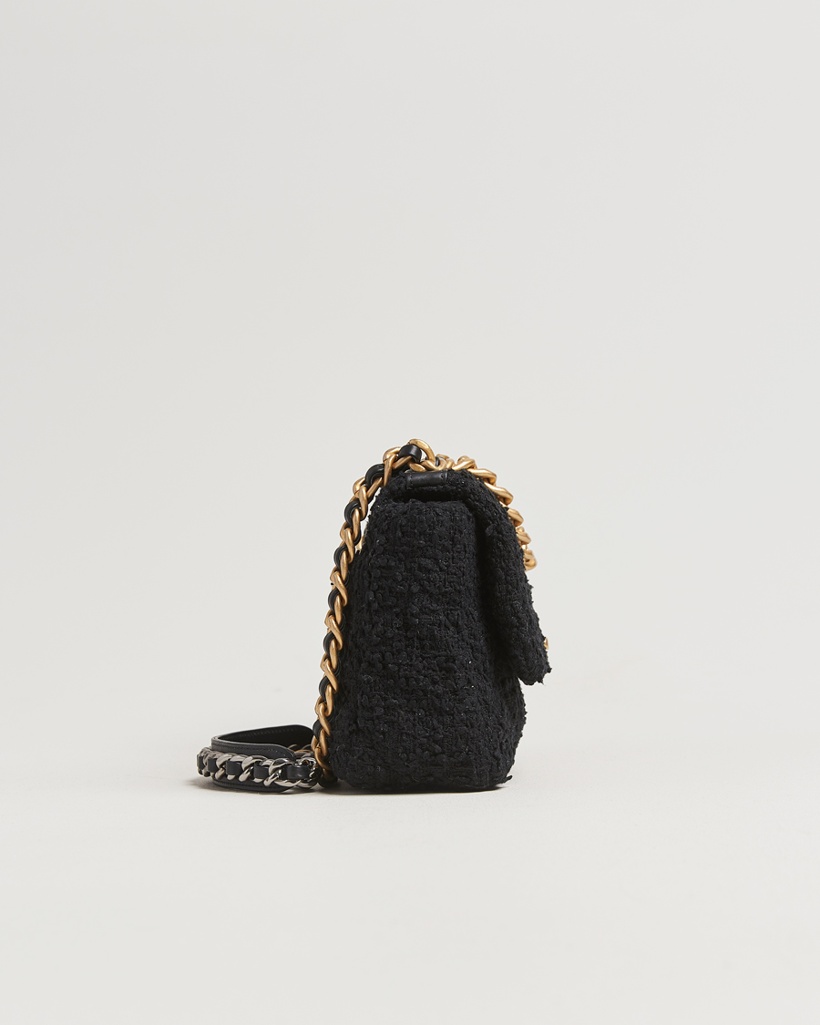 Heren | Gifts for Her | Chanel Pre-Owned | Chanel 19 Tweed Handbag Black