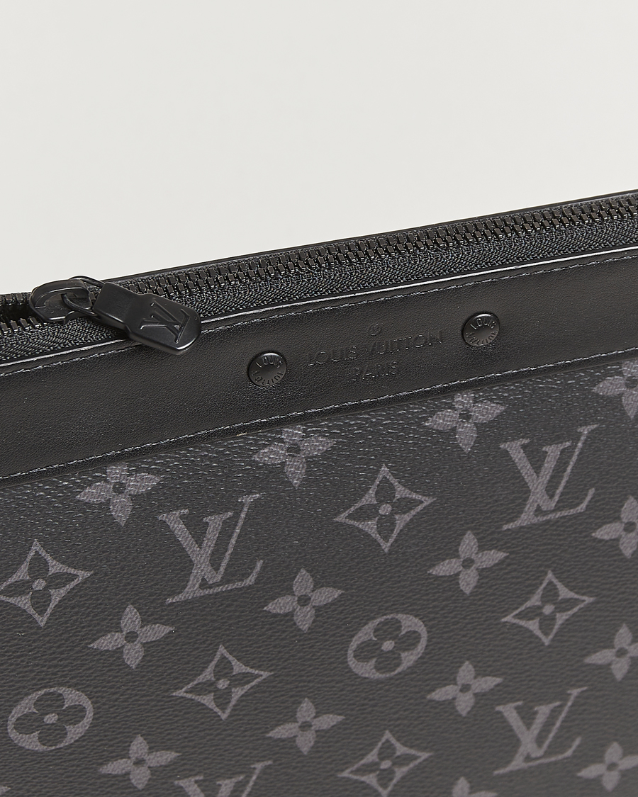Heren | Pre-Owned & Vintage Bags | Louis Vuitton Pre-Owned | Pochette Jour Monogram Eclipse
