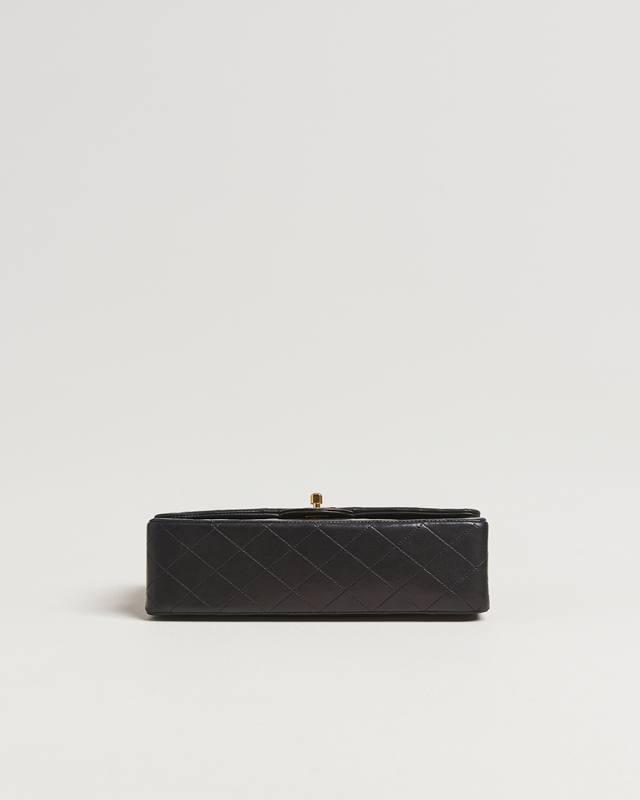 Heren | Gifts for Her | Chanel Pre-Owned | Classic Double Flap Medium Lambskin Black