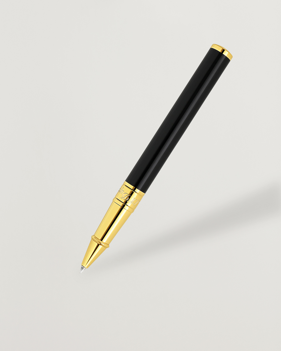 Homme | Stylos | S.T. Dupont | D-Initial Rollerball Pen Black/Golden