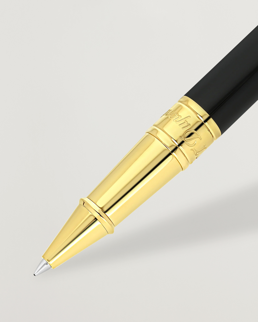Homme | Stylos | S.T. Dupont | D-Initial Rollerball Pen Black/Golden