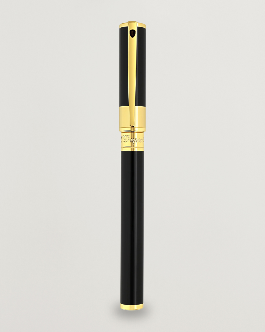Homme | Stylos | S.T. Dupont | D-Initial Rollerball Pen Black/Golden