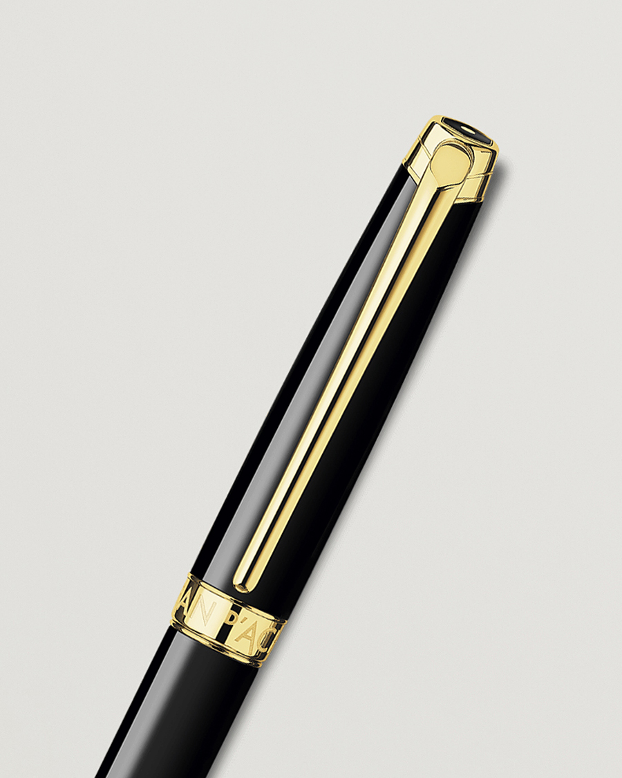 Heren | Pennen | Caran d'Ache | Caran d' Ache Léman Ballpoint Pen Ebony Black/Gold Plated