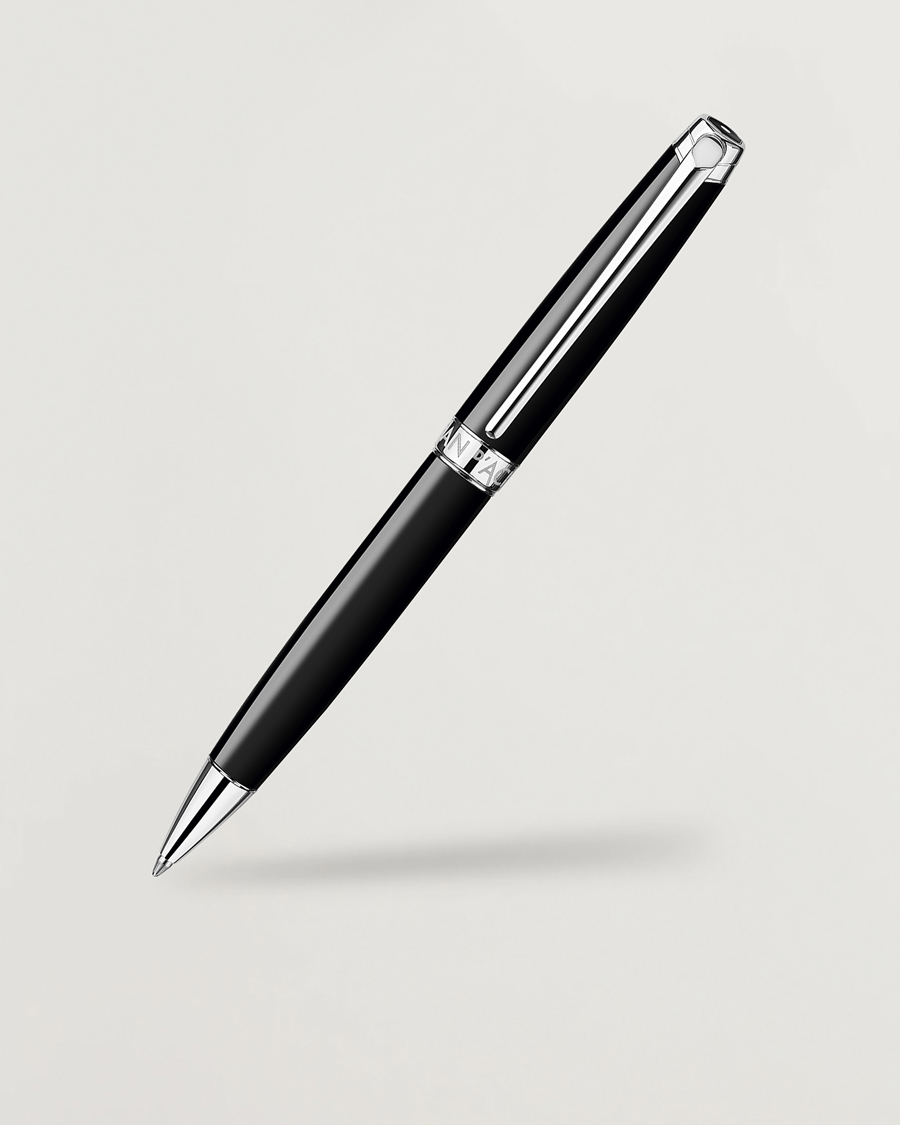 Homme | Stylos | Caran d'Ache | Caran d' Ache Léman Ballpoint Pen Ebony Black/Silver Plated