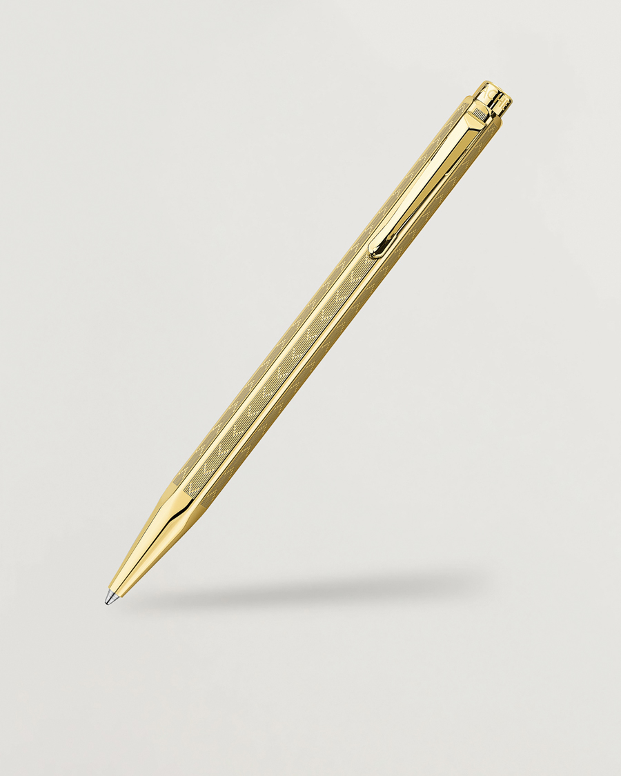 Heren | Pennen | Caran d'Ache | Caran d' Ache Ecridor Chevron Ballpoint Pen Gilded