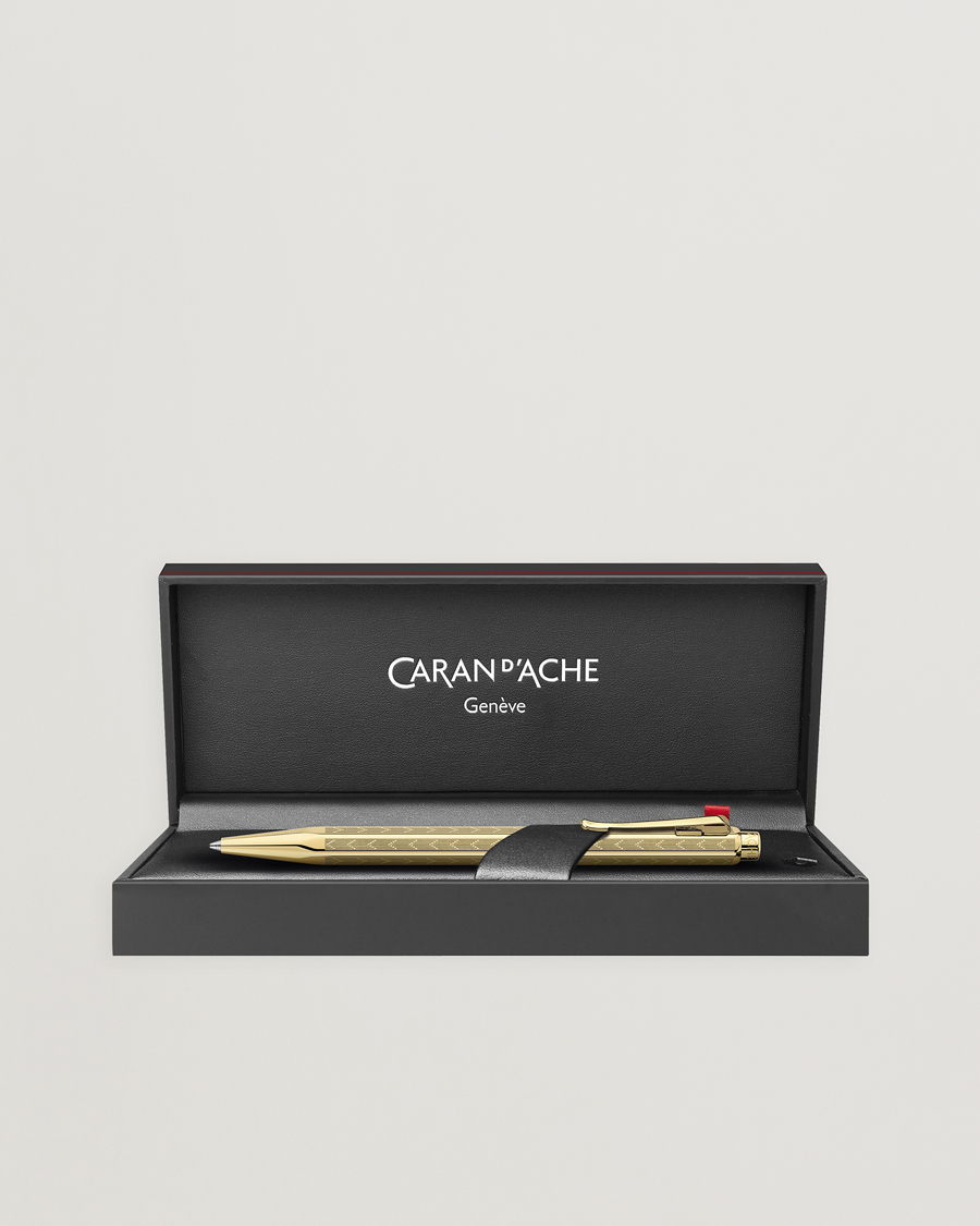 Heren | Pennen | Caran d'Ache | Caran d' Ache Ecridor Chevron Ballpoint Pen Gilded