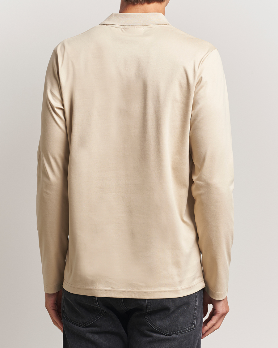 Homme | Polos | NN07 | Paul Long Sleeve Polo White Peppar