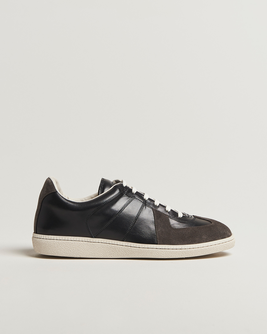 Heren | Sneakers | Sweyd | Nappa/Suede Army Trainer Faded Black