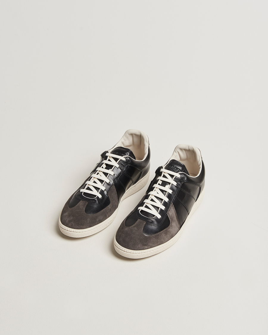 Heren | Sneakers | Sweyd | Nappa/Suede Army Trainer Faded Black