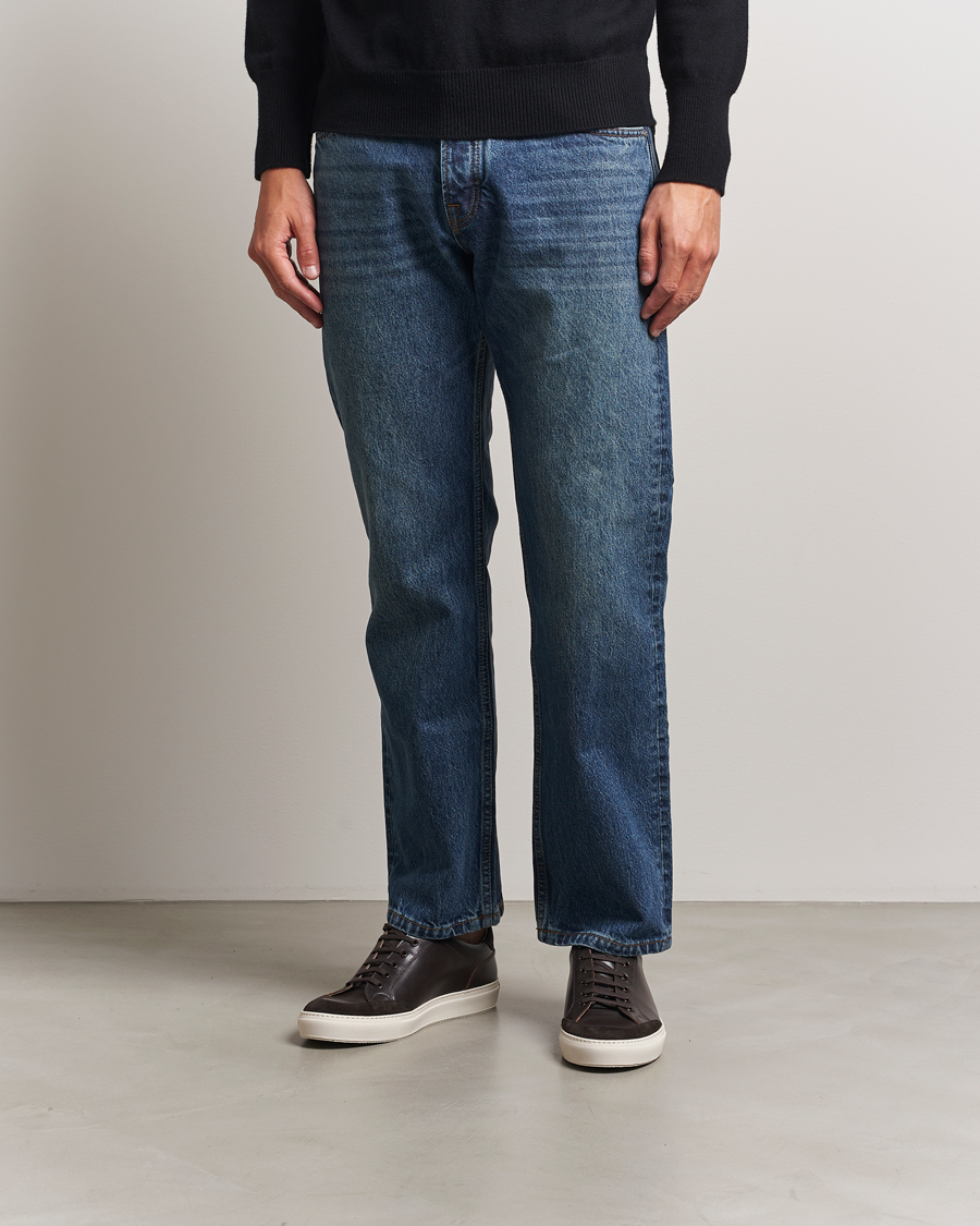 Homme | Baskets | Sweyd | Center Leather/Suede Sneakers Dark Brown