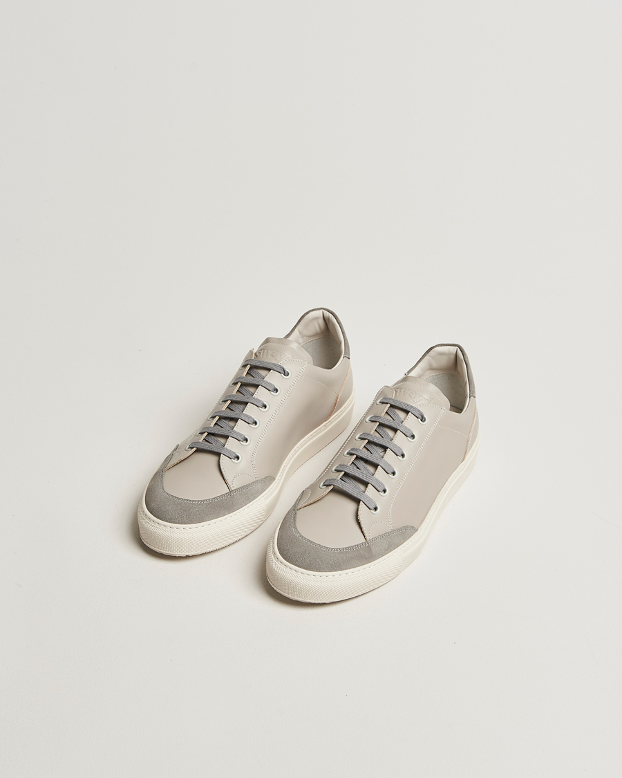 Heren | Sneakers | Sweyd | Center Leather/Suede Sneakers Grey