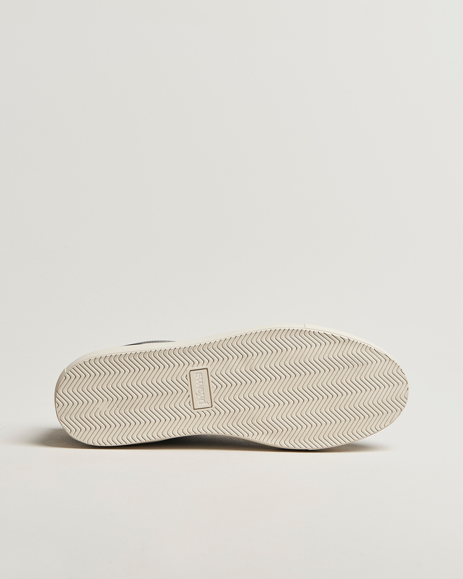 Heren | Sneakers | Sweyd | Center Leather/Suede Sneakers Navy
