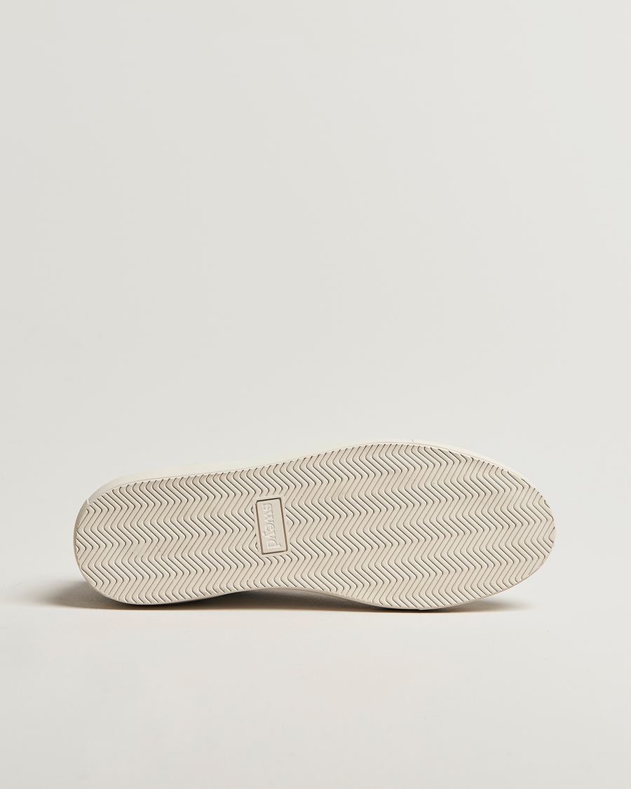 Heren | Sneakers | Sweyd | Center Leather/Suede Sneakers White