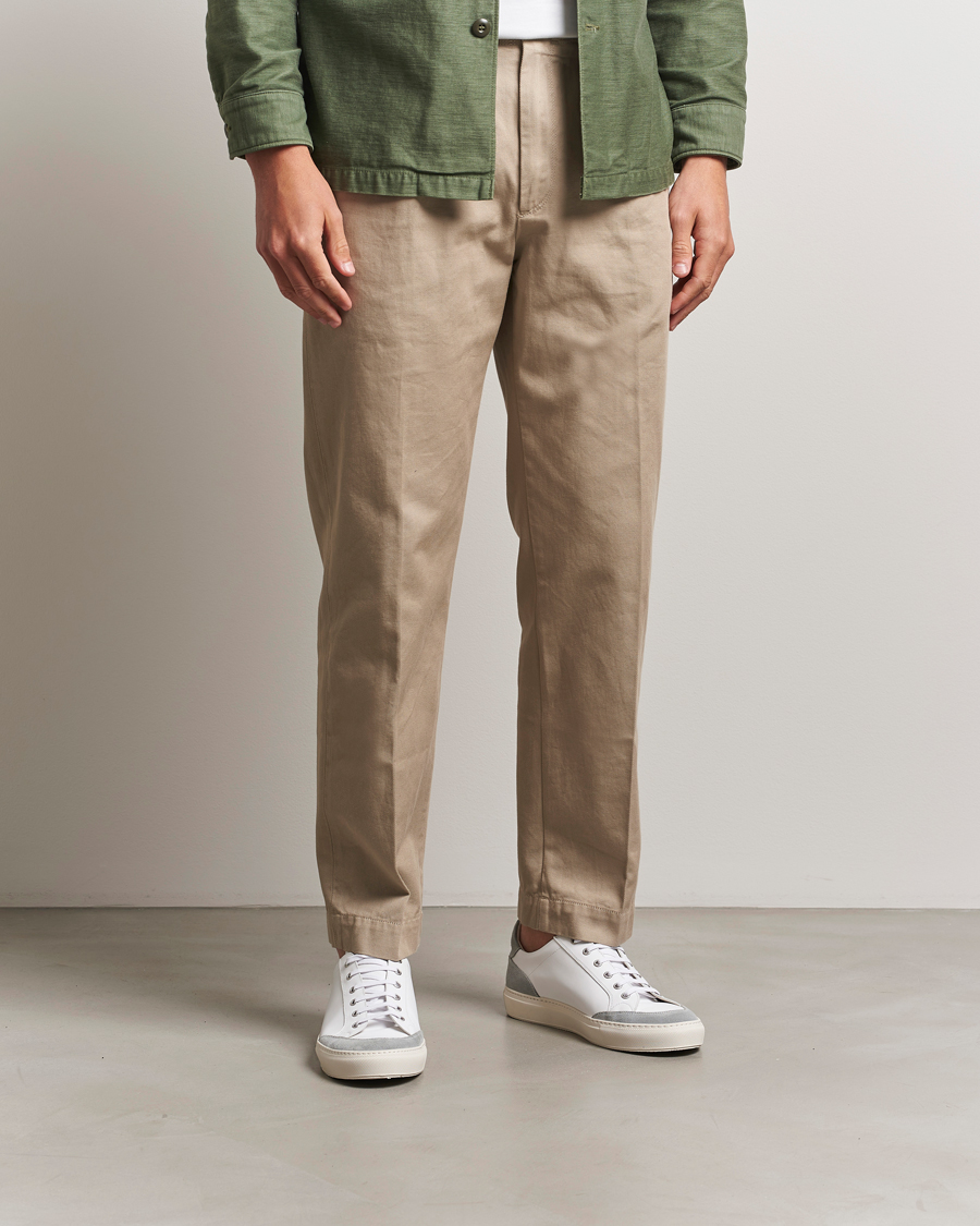 Homme | Baskets | Sweyd | Center Leather/Suede Sneakers White